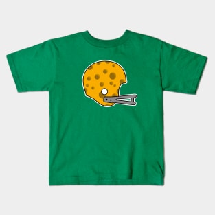 Retro Wisconsin Cheese Helmet - green Kids T-Shirt